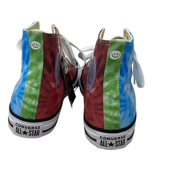 Converse Ctas High Top Shoes Skate For Women Canvas Multicolor Sneakers A02028C - Picture 6 of 9